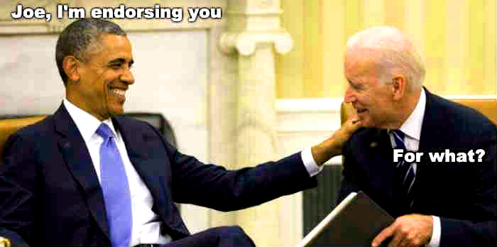 “Obama’s past reluctance to back Biden even as the former vice president came closer to the nomination had raised awkward questions about their relationship, but those close to the former president had suggested he was keeping his distance so as not to meddle in the primary process.” (Fox News, April 14, 2020) - Canada Free Press 