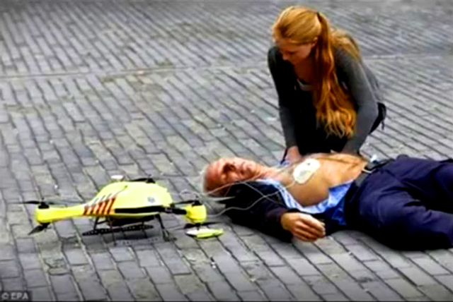 Ambulance drones may soon be seen in America.  - Webmaster 