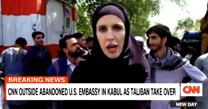 “They’re just chanting ‘death to America’ but they seem friendly at the same time. It’s utterly bizarre,” said Ward, who is CNN’s Chief International Correspondent.  Ward thought the Taliban militants were “friendly” despite the fact that they subsequently ordered her to stand out of the way “because I’m a woman.” - Summit News 