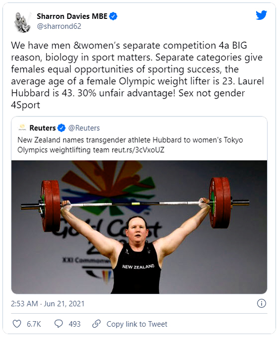 "As highlighted by The Daily Wire, it was announced this week that Hubbard would be representing New Zealand in the Olympics. The weightlifter released a statement reacting to the news, reading in part, “I am grateful and humbled by the kindness and support that has been given to me by so many New Zealanders.” - Daily Wire 