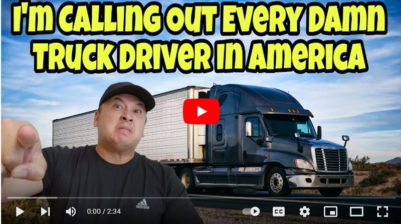 "I'm calling out 3.3 million truck drivers today." - Asian Mai Show 