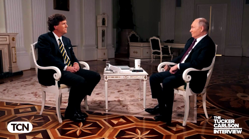 Tucker's full two hour interview with Putin, President of Russia. 