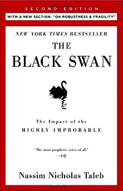 "Bestselling author Nassim Nicholas Taleb continues his exploration of randomness in his fascinating new book, The Black Swan, in which he examines the influence of highly improbable and unpredictable events that have massive impact. " - Amazon 