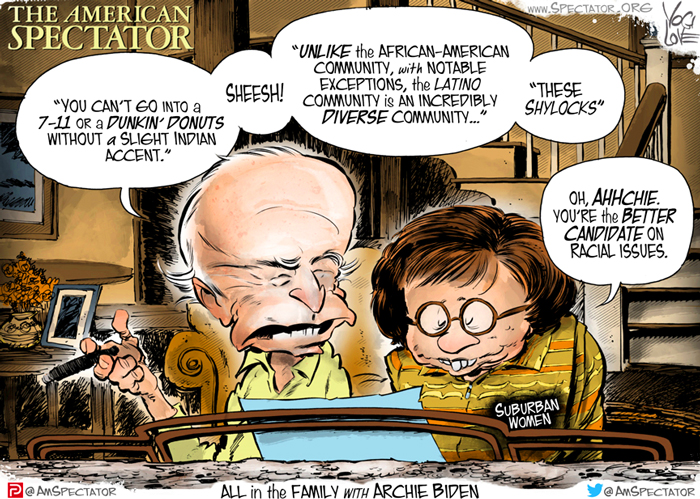 This cartoon is true, suburban women putting the Democrat House over the top in 2018. And they are ready to do it again in 2020 over abortion. For most of all the years in American history except for the last few decades, the baby's life and civil rights were always safe in the womb. Now a Nihilistic society has all but destroyed that "safe space," which young American women use now to reserve for their babies. Now many reserve those spaces for themselves when triggered. - Webmaster