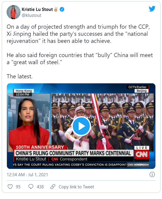 Proudly done as only CNN knows how to do it, one of its world customers? - Webmaster