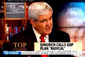 Newt 'Out On Left Wing Of Republican Party'