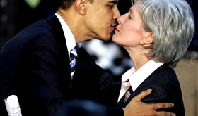Roman Catholic who supports abortion rights, Sebelius' nomination prompted angry reactions from anti-abortion groups outraged by her ties to Dr. George Tiller, a late-term abortion provider in Wichita, Kan. Groups including Operation Rescue and Concerned Women for America vowed to mobilize against her nomination. The American Life League said it was rolling out a 'STOP Sebelius' petition and asking other anti-abortion groups to join. ( Photo source: Townhall.com)
